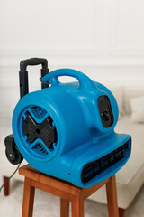 Blue cleaning company dryer