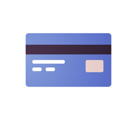 Credit card and payment method flat vector illustration.