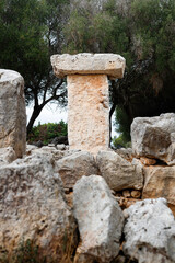 Taula, type of architectural construction of the Talayotic culture, Menorca