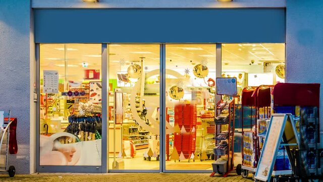 Concept of People buying time lapse - All brands and logos removed.