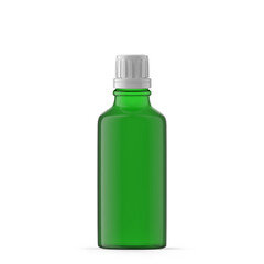 50ml 1 oz green glass essential oil bottle