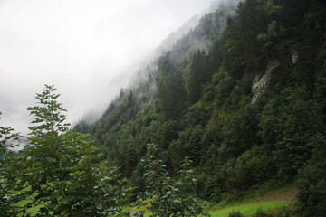 Fototapeta na wymiar The end of Grossarl valley, Austria