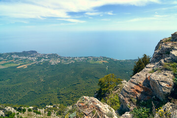 View of the southern coast of Crimea from Mount Ai-Petri