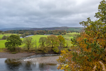 Ruskins View, Kirkby Lonsdale, Cumbria. Autumn 2021