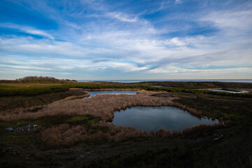 landscape with lake