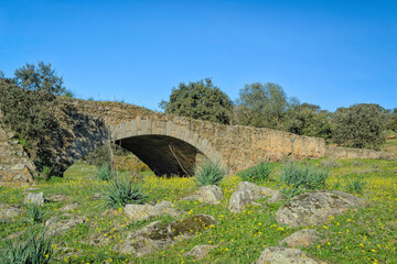 Old stone bridge with arches