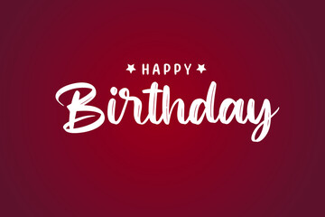 Happy birthday banner