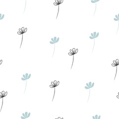 seamless pattern with flowers