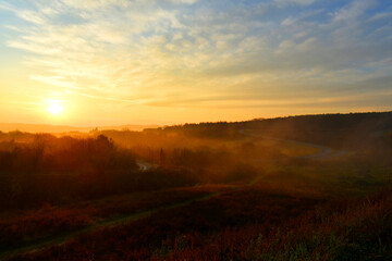 morning landscape sunrise