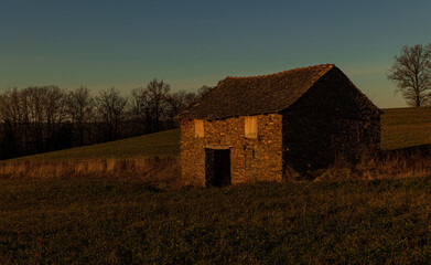 Old House at sunset
