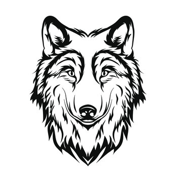Wolf Head Outline Images – Browse 8,819 Stock Photos, Vectors, and Video |  Adobe Stock