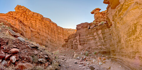 Upper Cathedral Wash at Glen Canyon Recreation Area AZ