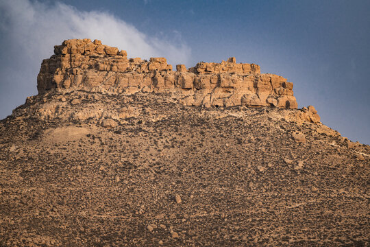 Some view of the Dahar, south region of Tunisia 