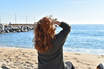 person on the beach