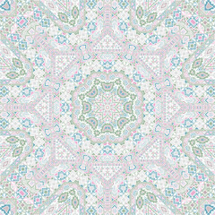 Abstract seamless pattern with geometric elements structure.