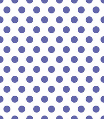 polka dots seamless pattern, very peri purple color trend 2022