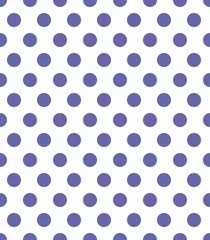 Peel and stick wall murals Pantone 2022 very peri polka dots seamless pattern, very peri purple color trend 2022