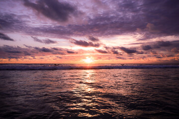 Obraz premium sunset over the sea