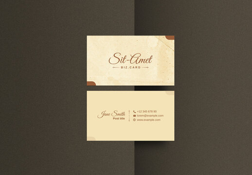 Simple Business Card