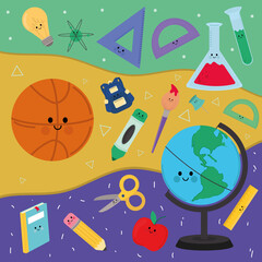 school education kawaii