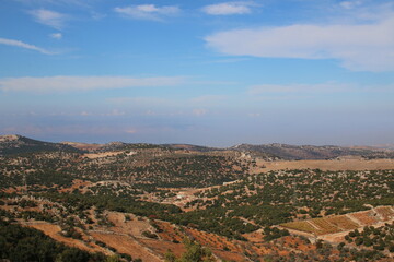 Fototapeta na wymiar View on the Jordan Valley (Jordan)
