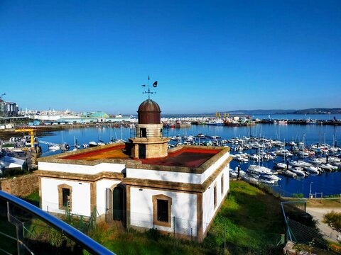 Faro de Oza en A Coru&ntilde;a, Galicia