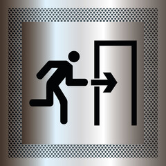 Logo sortie de secours.