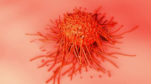 cancer cell or tumor infection cells and spreading