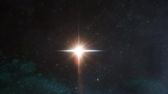Nativity Cross-Star - tilt down