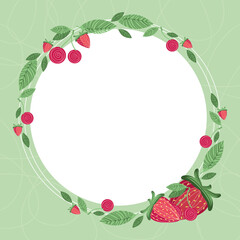 fruits fresh and leaves