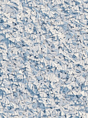 Infinite paper planes background, transportation, travel and freedom concepts, original 3d rendering