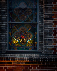 stained window