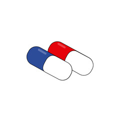 red and blue pills