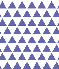 naadloos patroon met paarse driehoek, zeer peri kleurentrend 2022, vector abstracte achtergrond