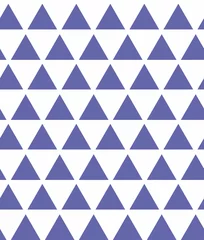 Photo sur Plexiglas Very peri modèle sans couture avec triangle violet, tendance couleur très péri 2022, abstrait vectoriel