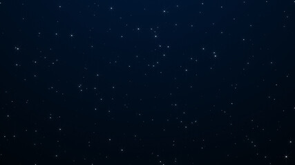 Fototapeta na wymiar Night starry skies with twinkl or blink stars background. Space backdrop
