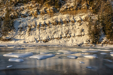 A beautiful winter morning with a view of the High Tatras. The snow created an amazing atmosphere in the photo.