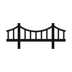bridge silhouette vector