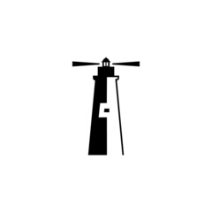 Lighthouse clip art, can be used as logo, icon or another design need