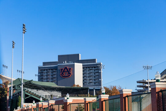 Jordan-Hare Stadium Is Home Of The Auburn University Football Team