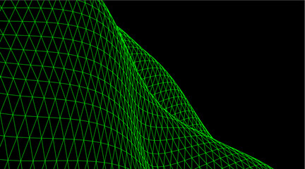 abstract mesh geometric background