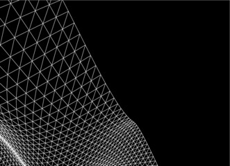 Fototapeta premium abstract mesh geometric background