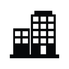 black and white building