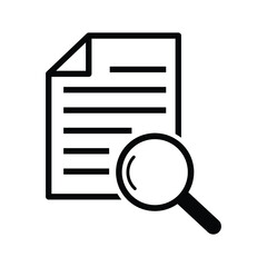 folder with magnifying glass