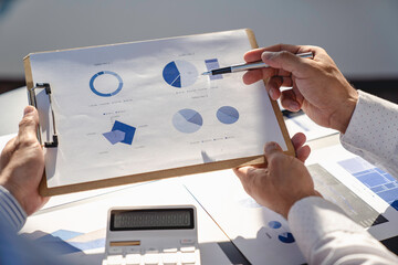 Business people discussion working analyzing with financial data and marketing growth report graph in team, presentation and brainstorming to strategy planning making profit of company