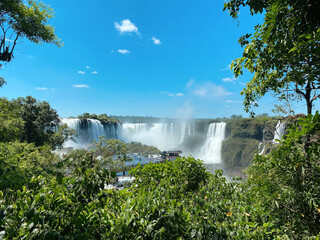 Fototapeta premium Iguassu Falls a wonderful place