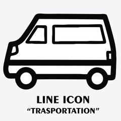 Saloon car vector illustration suitable for web icon or other creative design