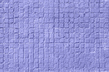 Purple textured tiled wall background, very peri color of the year 2022