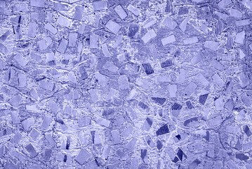 Abstract texture of purple colored wall with mosaic pattern, very peri color background