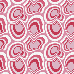 Seamless pattern - asymmetrical fantasy spots - molecules, stones or shell of the animal Abstraction